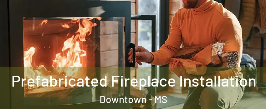 Prefabricated Fireplace Installation Downtown - MS